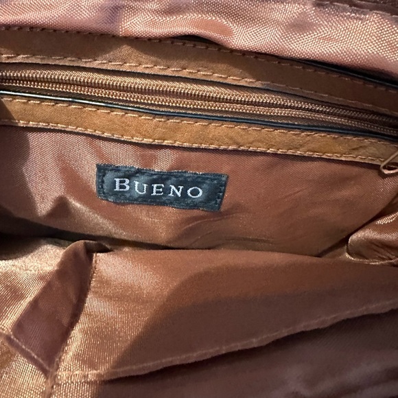 Bueno Women’s Handbag. Adjustable Strap. Brown. Pockets. Simple. Lightweight. - Picture 8 of 8